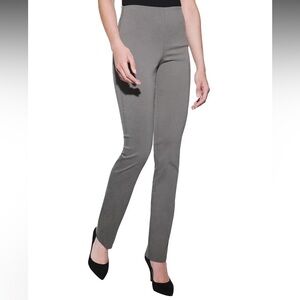 White House Black Market Classic Grey Women's Side Zip Pants Sz 2